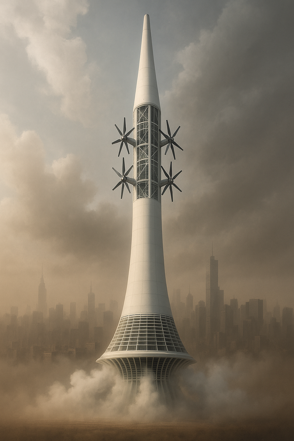 Aether Spire: The Self-Sustaining Tower That Breathes Clean Air into Cities